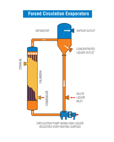 Forced Circulation Evaporators